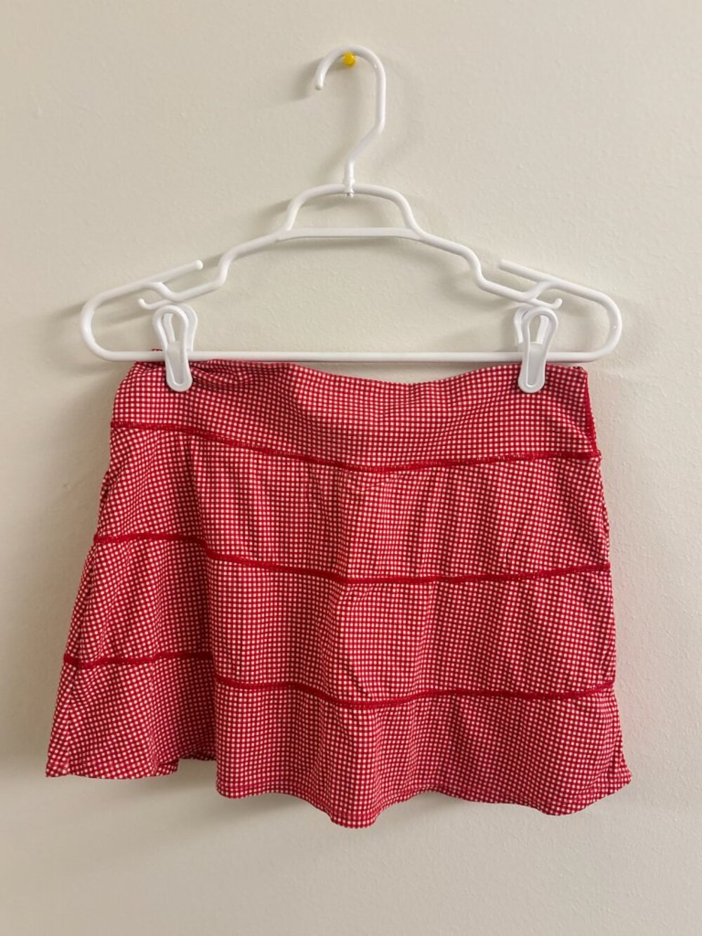 Altar'd State Red Gingham Skort